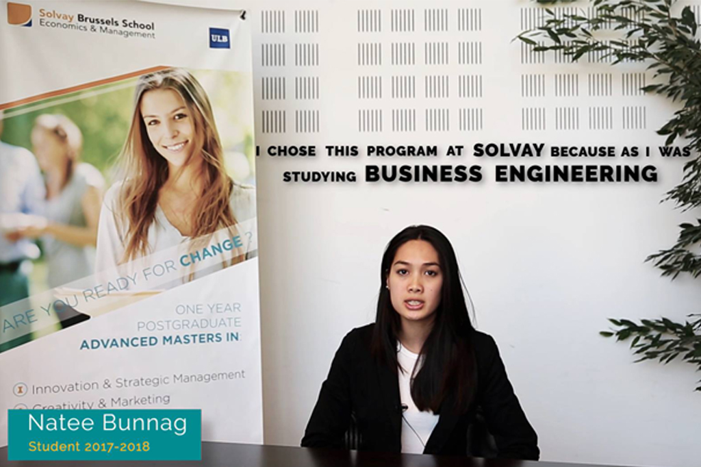 New testimonial videos from our Innovation & Strategic Management students and alumni